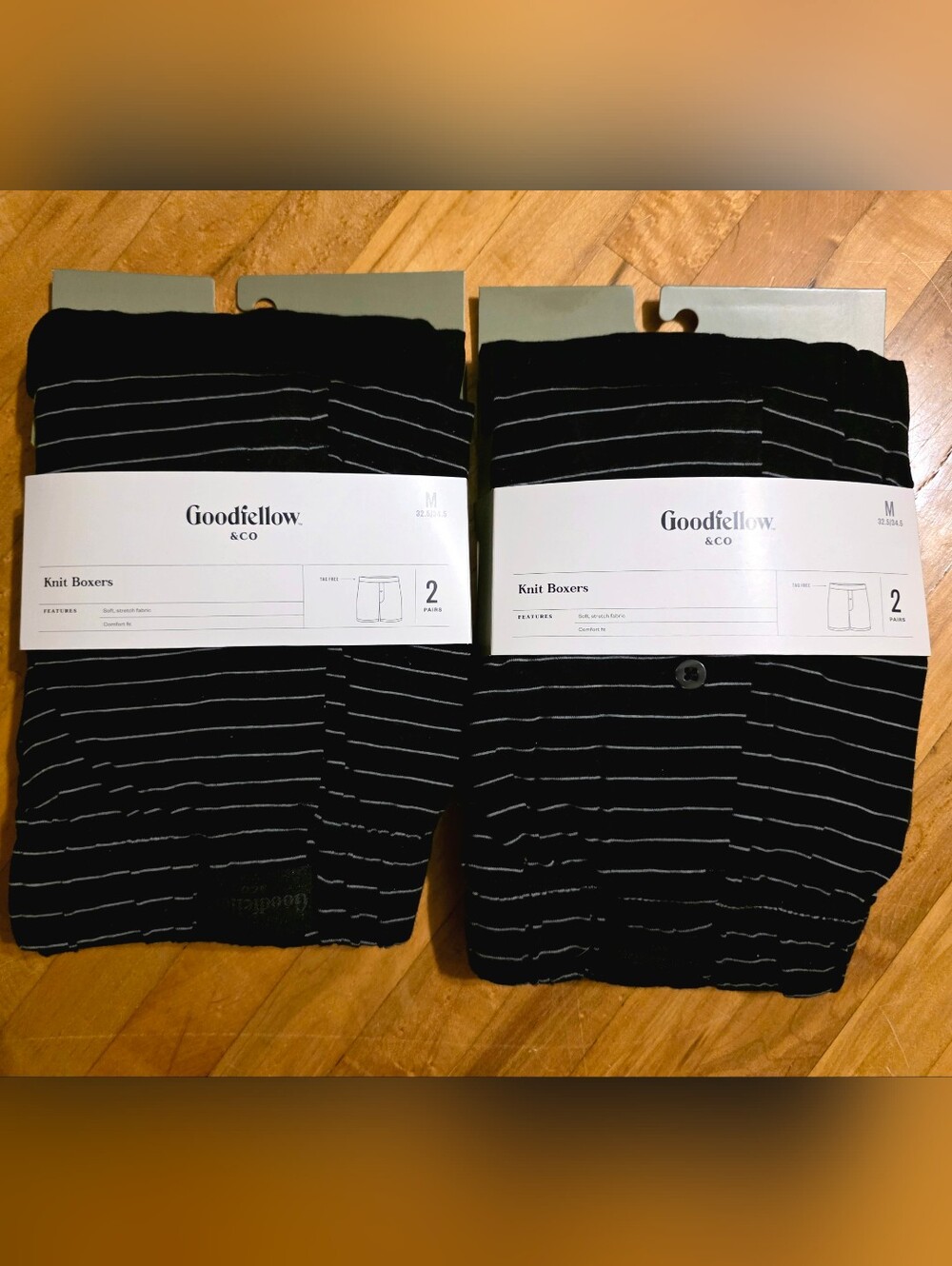 Goodfellow & Co Men’s Knit Boxers – 2-Packs Of 2